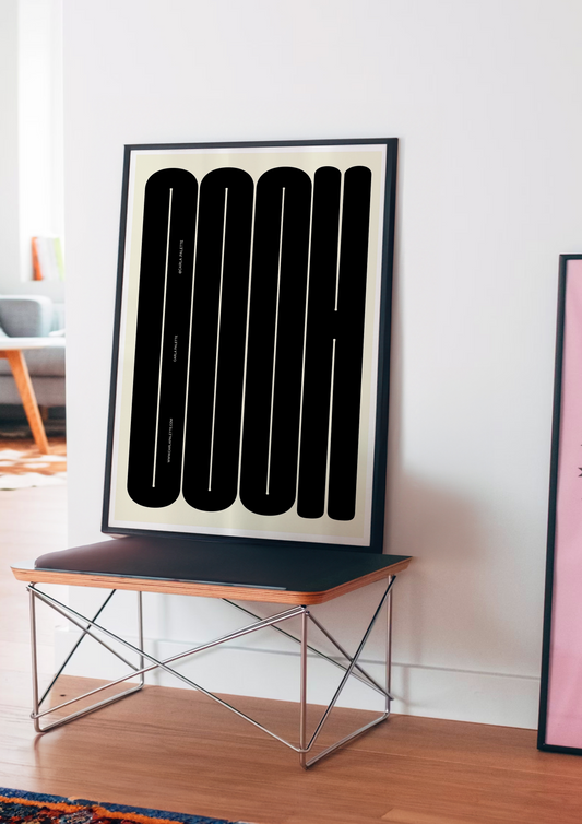 OOOH Typographic Print