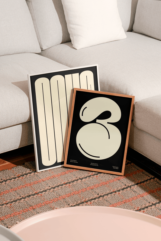 Three Typographic Print