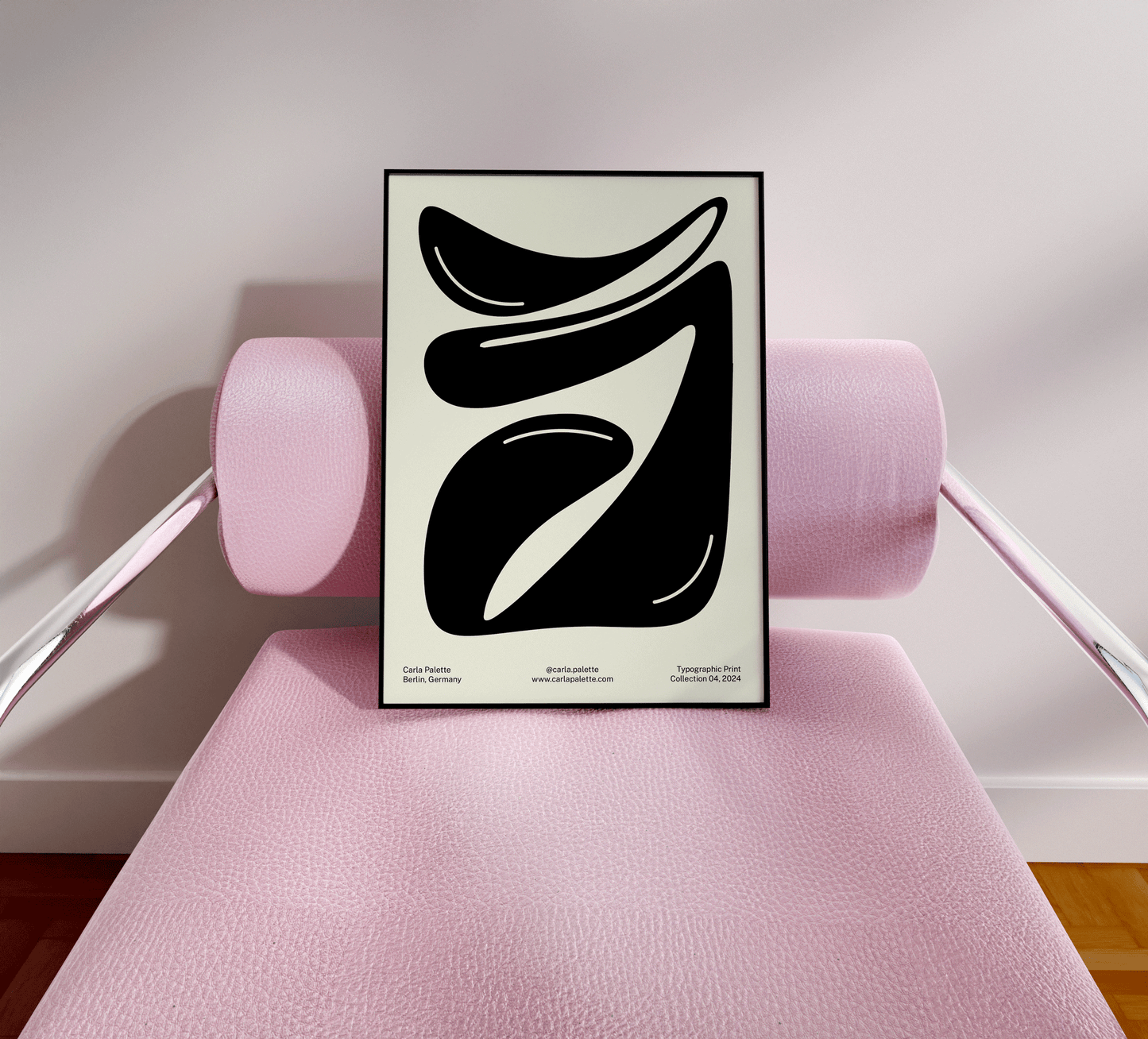 Tragectory Typographic Print