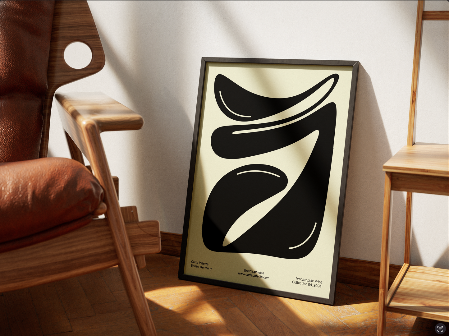 Tragectory Typographic Print